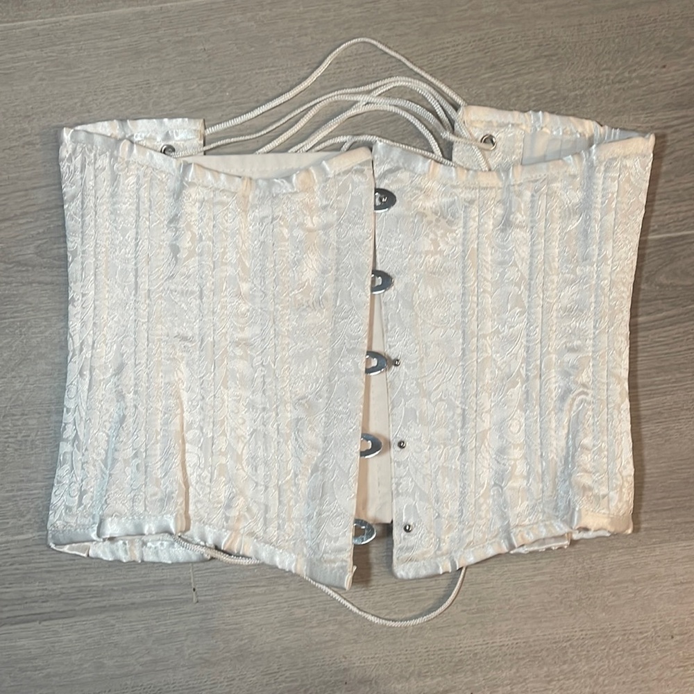 White Underbust Corset